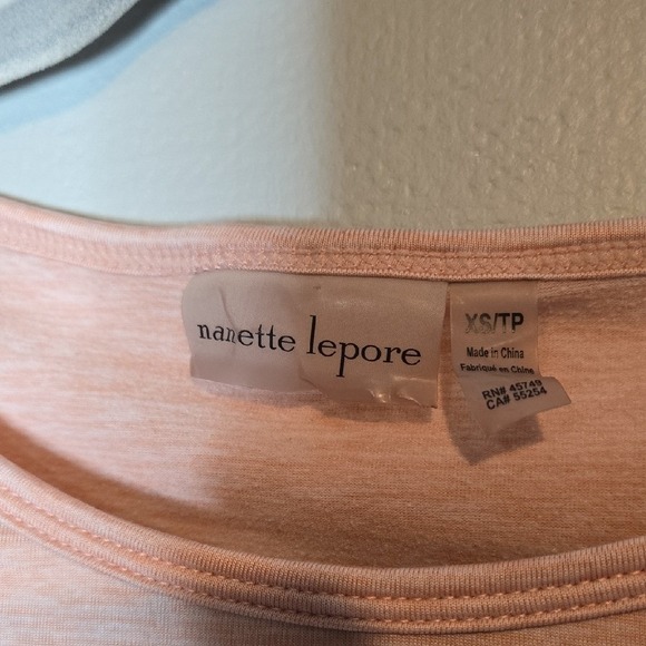 Nanette Lepore Active Wear Top, Thumb Holes, Pink, women's Size XS - Picture 4 of 7